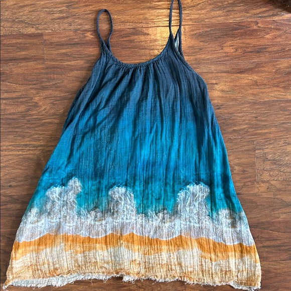 NATURAL LIFE Dresses & Skirts - NATURAL LIFE Sunset Waves Mini Dress